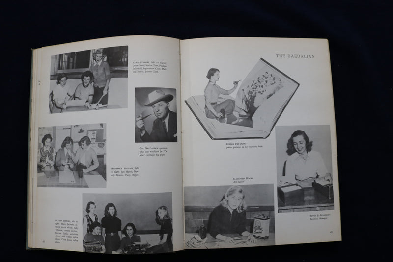 1951 DAEDALIAN TEXAS STATE COLLEGE FOR WOMEN YEARBOOK - DENTON, TX - YB 3440