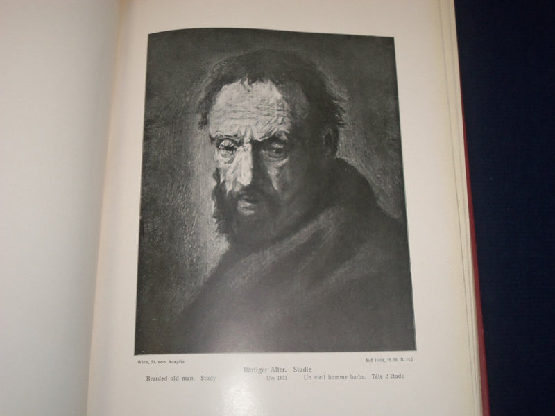 1921 REMBRANDT WIEDERGEFUNDENE GEMALDE VOLUME BY WILHELM VALENTINER - KD 1172