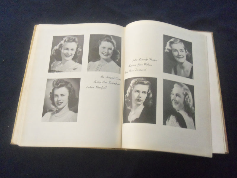 1943 ARIEL UNIVERSITY OF VERMONT YEARBOOK - BURLINGTON, VERMONT - YB 2851