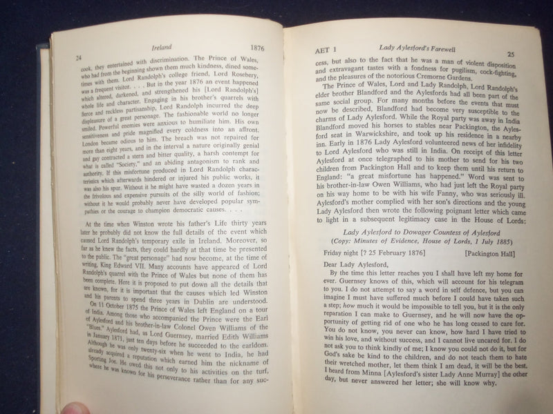 1966-67 WINSTON CHURCHILL HARDCOVER BOOKS-VOLS I & II-RANDOLPH CHURCHILL-KD 8766