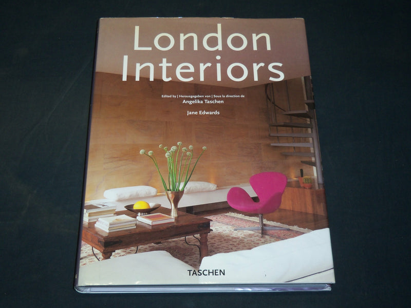 2000 LONDON INTERIORS HARDCOVER BOOK BY JANE EDWARDS - NICE PHOTOS - KD 3983C