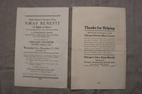 1941-42 CHAMPIONSHIP FOOTBALL GAME PROGRAMS-TILDEN & LEO H.S.-SOLDIER F.- K 3446
