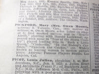 1916-1917 WHO'S WHO IN AMERICA VOLUME NO. 9 - LOAD WITH FAMOUS NAMES - KD 2175