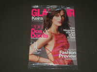 2014 JULY GLAMOUR MAGAZINE - KEIRA KNIGHTLEY COVER - B 3259
