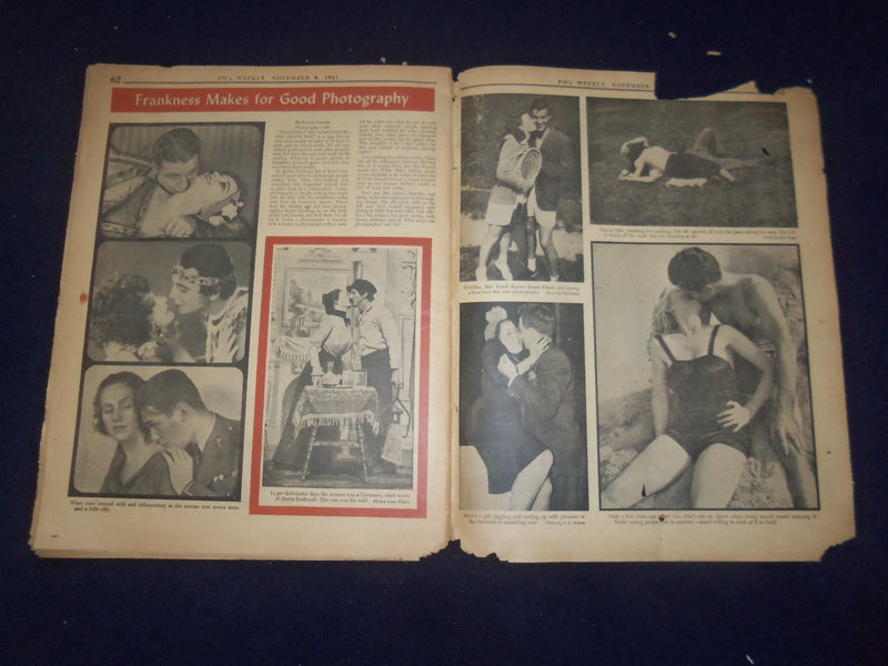 1941 NOV 9 PM'S WEEKLY NEWSPAPER - PRESIDENT FRANKLIN ROOSEVELT COVER - NP 7286