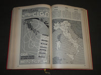 1955 EUROPA TOURING AUTOMOBILE GUIDE BOOK - HALLWAG BERN - NICE MAPS - KD 4885