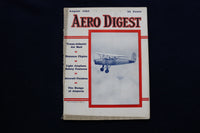 1931 AUG AERO DIGEST MAGAZINE - FAIRCHILD 22 BY KREIDER REISNER COVER - E 11269