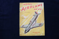 1939 FEB MODEL AIRPLANE NEWS MAGAZINE - CURTIS FIGHTER XP-40 COVER - E 11636