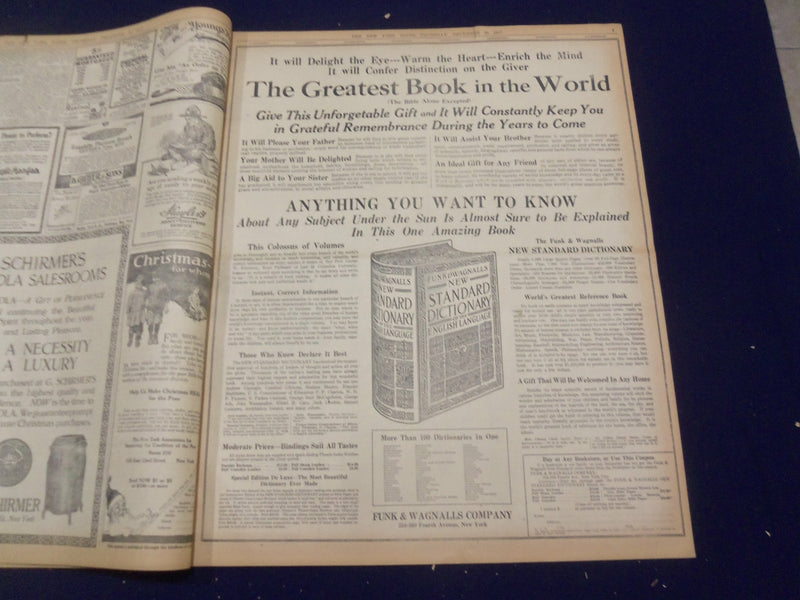 1917 DECEMBER 20 NEW YORK TIMES - NAVY HAS MET EVERY DEMAND IN WAR - NT 8272