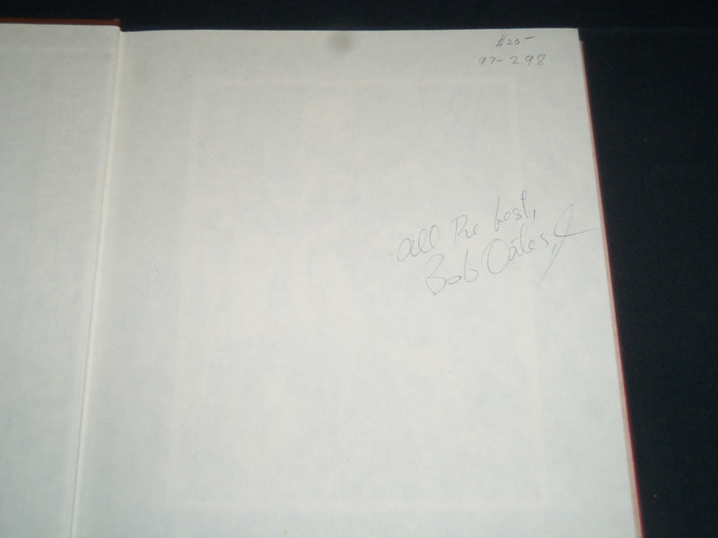 1980 THE WINNER'S EDGE BOOK SIGNED BY BOB OATES JR. - HARDCOVER - KD 5509