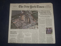 2021 JUNE 25 NEW YORK TIMES -$1.2 TRILLION DEAL IS REACHED TO FIX INFRASTRUCTURE
