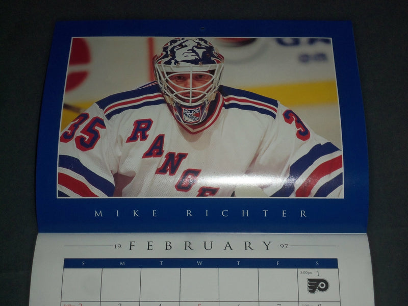 1995-2001 CALENDARS-JETS-RANGERS-GIANTS-KNICKS-BB HALL OF FAME- LOT OF 6-O 2366N