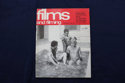 1969 NOVEMBER FILMS AND FILMING MAGAZINE - KELLER-ADOLPHE-POTTER COVER - E 17967