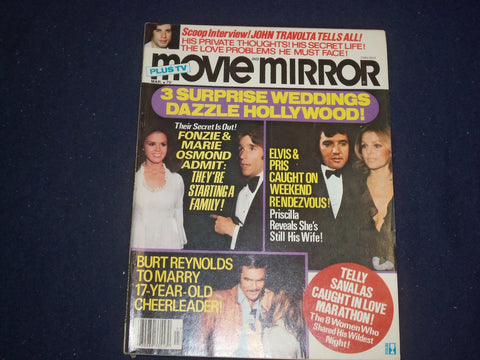 1977 MARCH MOVIE MIRROR MAGAZINE - ELVIS PRESLEY - PHOTOS & STORIES - ST 5931
