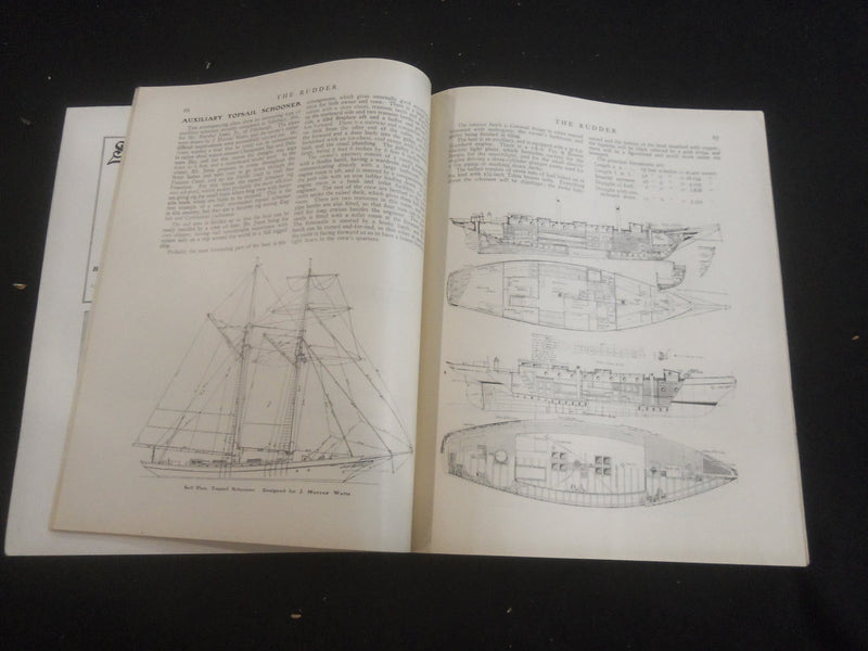 1914 FEBRUARY THE RUDDER MAGAZINE-ILLUSTRATIONS, STORIES, PHOTOS & ADS - B 4198S