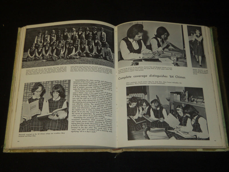 1964 CHIMES MOUNT SAINT MARY'S ACADEMY YEARBOOK - NEW JERSEY - YB 1924