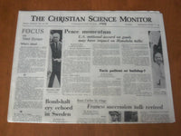 1968 JULY 18 THE CHRISTIAN SCIENCE MONITOR - PEACE MOMENTUM IN VIETNAM - NP 4658
