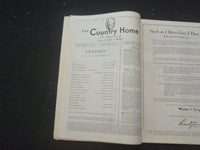 1931 NOVEMBER THE COUNTRY HOME MAGAZINE - BABY CHEF AND TURKEY COVER - B 1140E