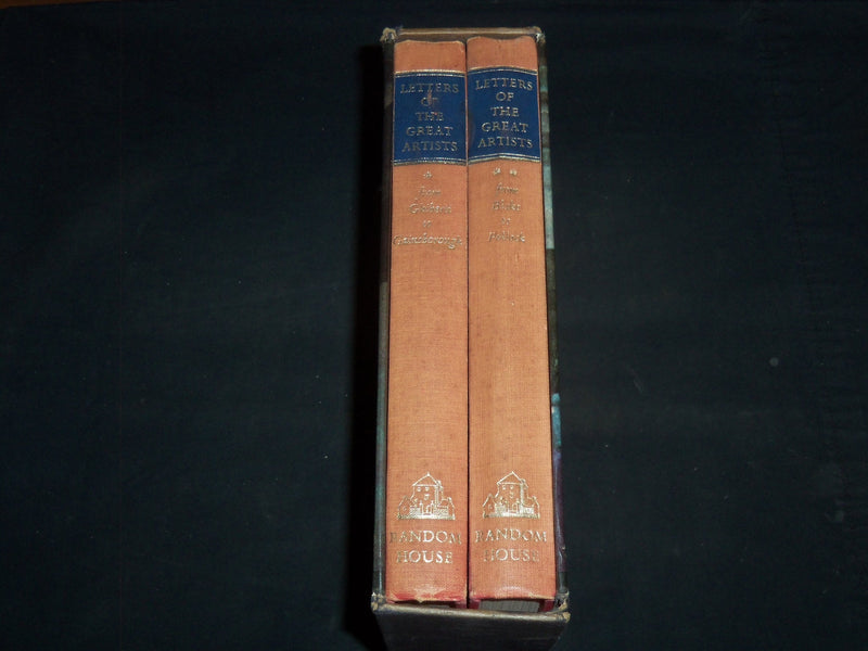 1963 LETTERS OF THE GREAT ARTISTS BOXED SET BY RICHARD FRIEDENTHAL - KD 5294D