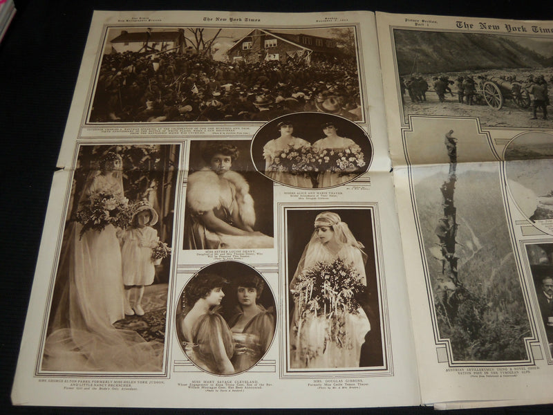 1915 NOVEMBER 7 NEW YORK TIMES PICTURE SECTION - DREADNOUGHT NEVADA - NP 5602