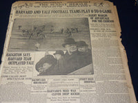 1911 THE BOSTON HERALD SUNDAY SPORTING SECTIONS LOT OF 11 - NICE PHOTOS - UP 97