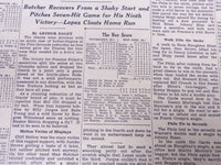 1941 JULY 16 NEW YORK TIMES - DIMAGGIO STREAK REACHES 55 - NT 5158