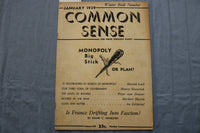 1939 JANUARY COMMON SENSE MAGAZINE - WINTER BOOK NUMBER - K 3222