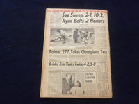 1965 MAY 3 BOSTON RECORD AMERICAN NEWSPAPER DOUBLE MURDER IN LOVERS LANE-NP 6280