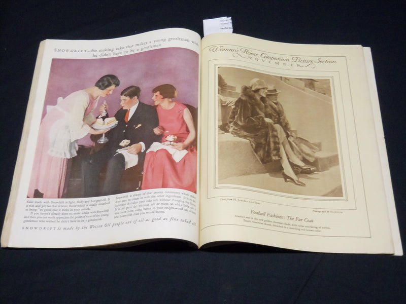 1925 NOVEMBER WOMAN'S HOME COMPANION MAGAZINE - GREAT COVER & ADS - ST 4878T