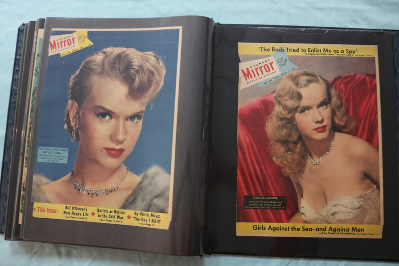 MOVIE STAR GIANT SCRAPBOOK - LINDA DARNELL - BETTE DAVIS - DORIS DAY - #72