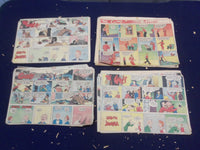 1940's-1950 THE GUMPS COLOR COMIC STRIPS - LOT OF 108 - NP 5200