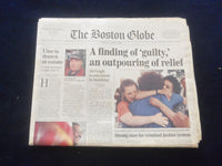 1997 JUNE 3 THE BOSTON GLOBE NEWSPAPER - TIMOTHY MCVEIGH GUILTY - NP 6130