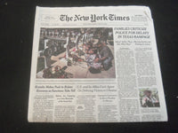 2022 MAY 27 NEW YORK TIMES-FAMILIES CRITICIZE POLICE FOR DELAYS IN TEXAS RAMPAGE