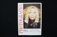 1986 OCTOBER PHOTOGRAPHY MAGAZINE - FAYE DUNAWAY COVER - E 24515