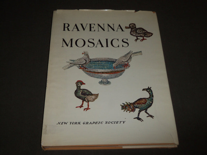 1956 RAVENNA MOSAICS BOOK WITH TEXT BY GIUSEPPE BOVINI - COLOR PLATES - D 227