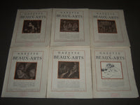1937 GAZETTE DES BEAUX-ARTS FRENCH MAGAZINE LOT OF 10 - COMPLETE YEAR - O 3037