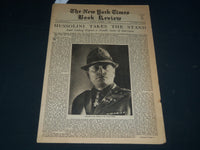 1933 JAN 1 NEW YORK TIMES BOOK REVIEW SECTION - MUSSOLINI COVER - NP 3773