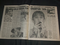 1998 FEBRUARY 21 NEW YORK POST NEWSPAPER - TARA LIPINSKI WINS GOLD MEDAL-NP 4121