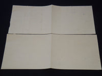 1952-1953 AMERICAN BOWLING CONGRESS SCORE SHEETS LOT OF 2 - MILWAUKEE WI- J 8035