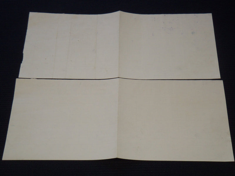 1952-1953 AMERICAN BOWLING CONGRESS SCORE SHEETS LOT OF 2 - MILWAUKEE WI- J 8035
