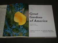 1969 GREAT GARDENS OF AMERICA BY CARROLL C. CALKINS BOOK - KD 4100