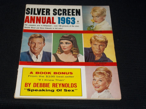 1963 SILVER SCREEN ANNUAL MAGAZINE - SANDRA DEE FRONT COVER - E 3912