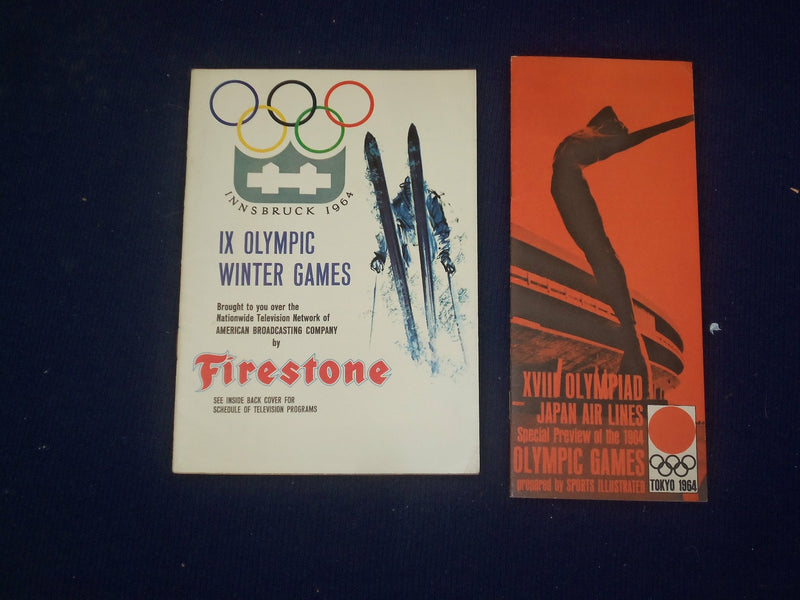 1964 OLYMPICS PICTORIAL REPORT MAGAZINE - GREAT PHOTOS - B 6485