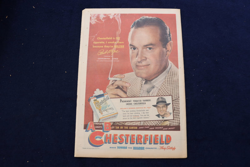 1949 JUNE 26 AMERICAN WEEKLY MAGAZINE - SWEET ROSIE O'GRADY COVER - E 22650