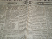 1872 DEC 2 NORTH AMERICAN & UNITED STATES GAZETTE NEWSPAPER - GREELEY - NP 4180