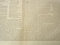 1848 CAMBRIDGE CHRONICLE NEWSPAPER LOT OF 4 ISSUES - MASSACHUSETTS - NP 3297K