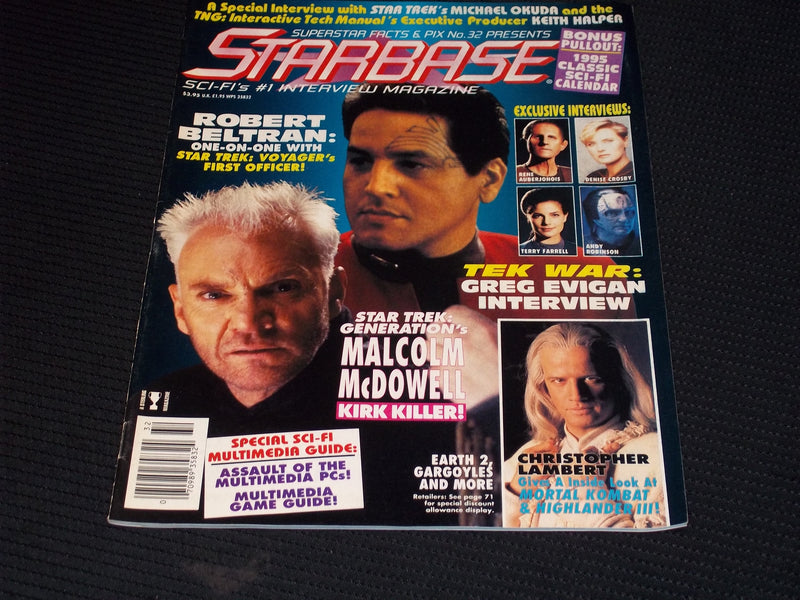 1994 STARBASE MAGAZINE - ROBERT BELTRAN FRONT COVER - E 16988