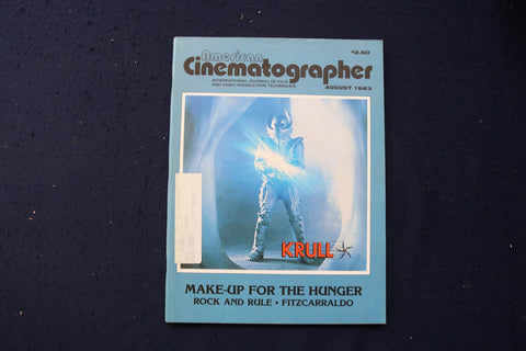 1983 AUGUST AMERICAN CINEMATOGRAPHER MAGAZINE - KRULL - E 17706