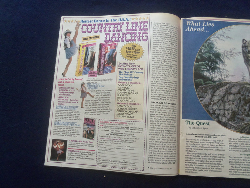 1993 OCT 1-3 PRESS-ENTERPRISE USA WEEKEND-BLOOMSBURG, PA - SHAQ O'NEAL- NP 6206