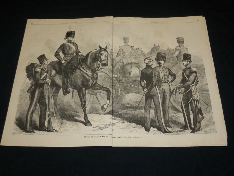 1861-1862 L'UNIVERS ILLUSTRE FRENCH MAGAZINE LOT OF 23 - NICE ILLUS. - NP 5343